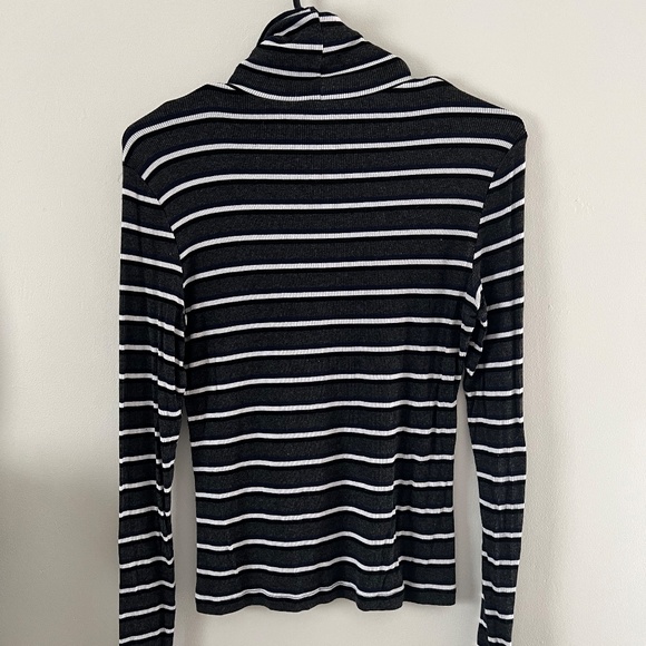 American Apparel Striped Turtleneck - Picture 3 of 3